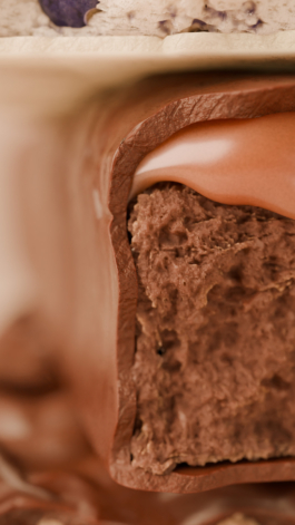 detail of a chocolate bar, rendered